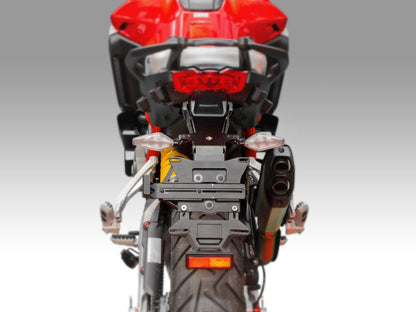 PRT16 - DUCABIKE Ducati Multistrada V4 (2021+) Adjustable License Plate Holder "Evo" – Accessories in the Motoraider Motorcycle Aftermarket Accessories and Parts Online Shop