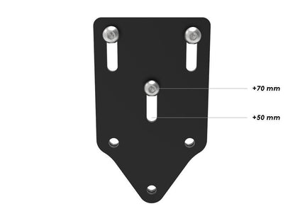 PRT17 - DBK Ducati DesertX 937 / Rally (2022+) Adjustable License Plate Move Kit – Accessories in the Motoraider Motorcycle Aftermarket Accessories and Parts Online Shop