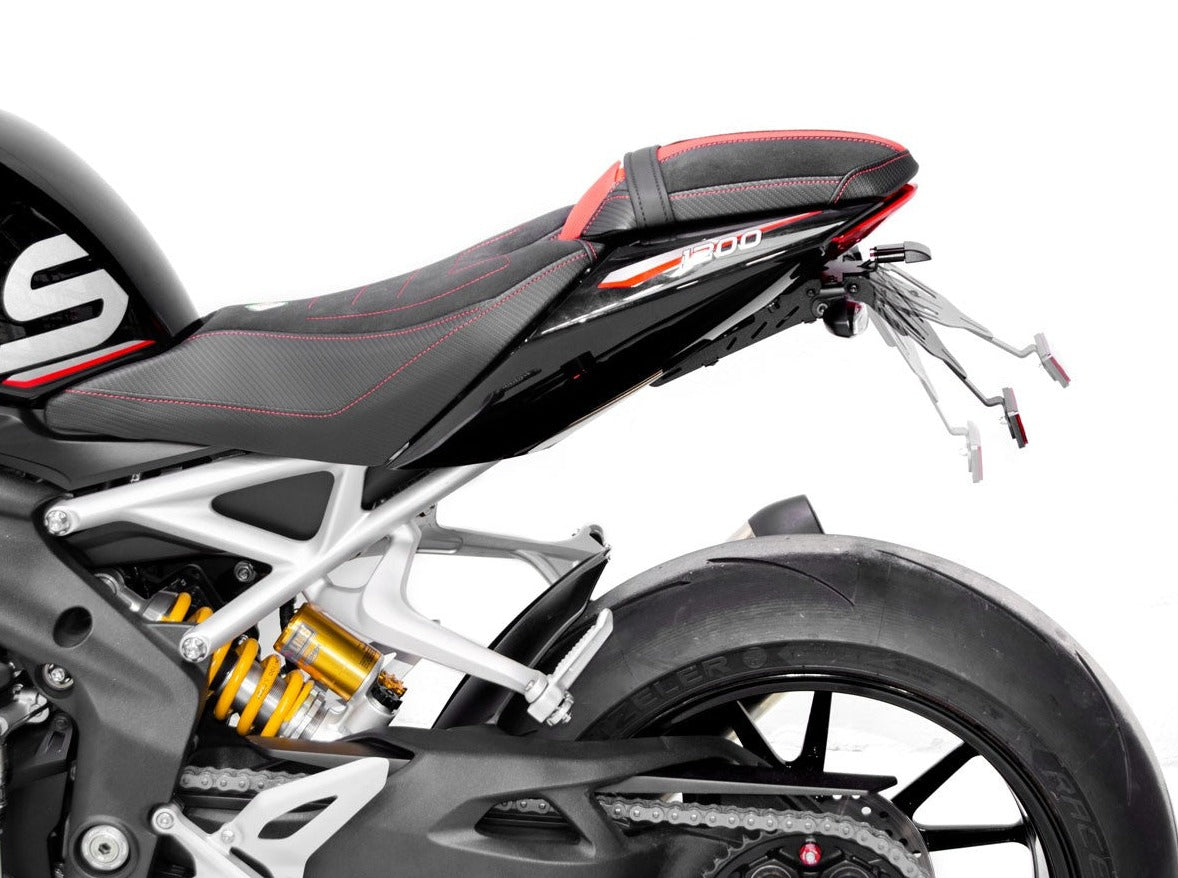 PRT18 - DBK Triumph Speed Triple 1200 RS / RR (2021+) Adjustable License Plate Holder – Accessories in the Motoraider Motorcycle Aftermarket Accessories and Parts Online Shop