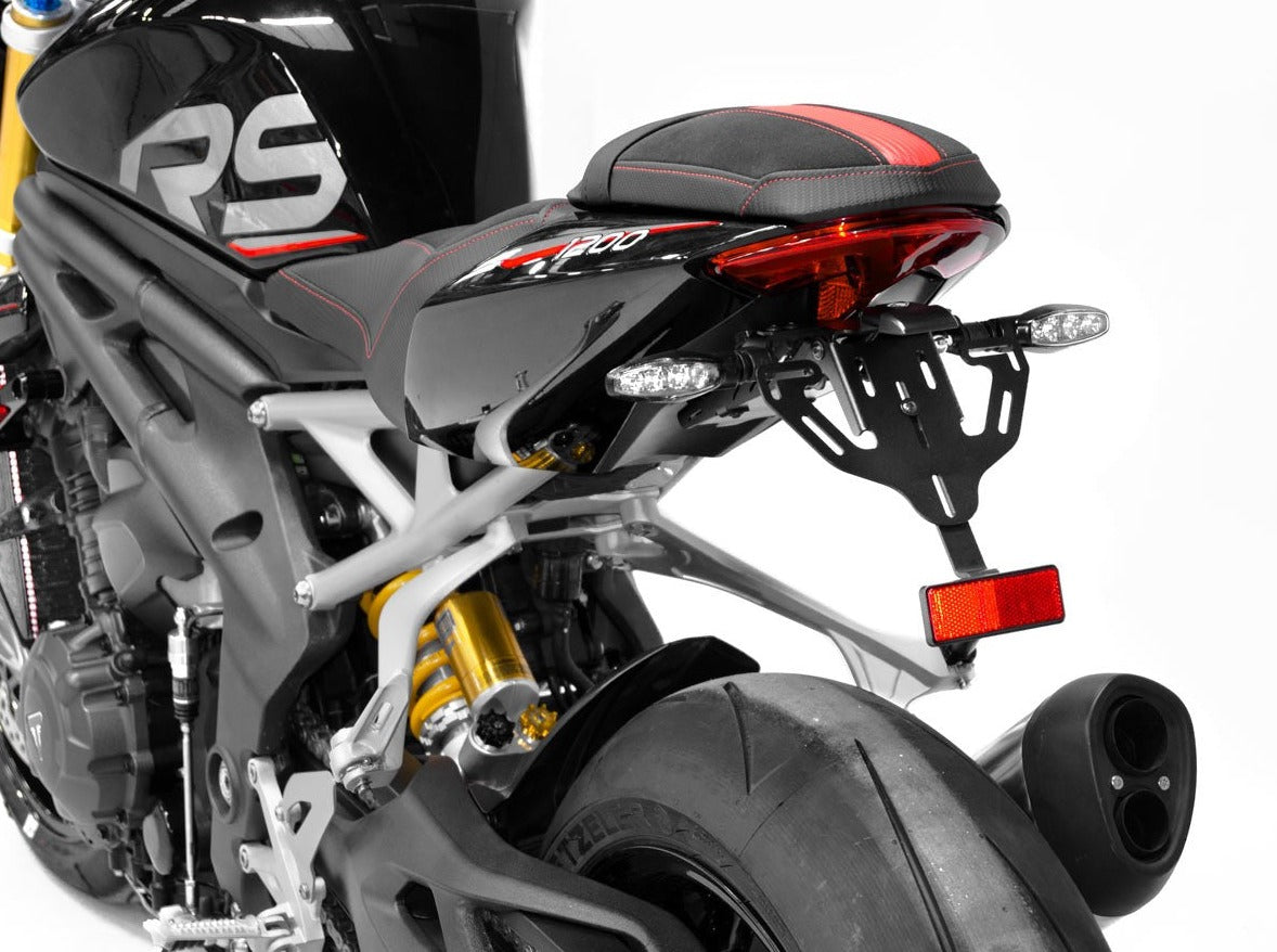 PRT18 - DBK Triumph Speed Triple 1200 RS / RR (2021+) Adjustable License Plate Holder – Accessories in the Motoraider Motorcycle Aftermarket Accessories and Parts Online Shop