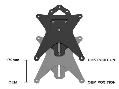 PRT21 - DBK Ducati Diavel V4 (2023+) Adjustable License Plate Holder – Accessories in the Motoraider Motorcycle Aftermarket Accessories and Parts Online Shop