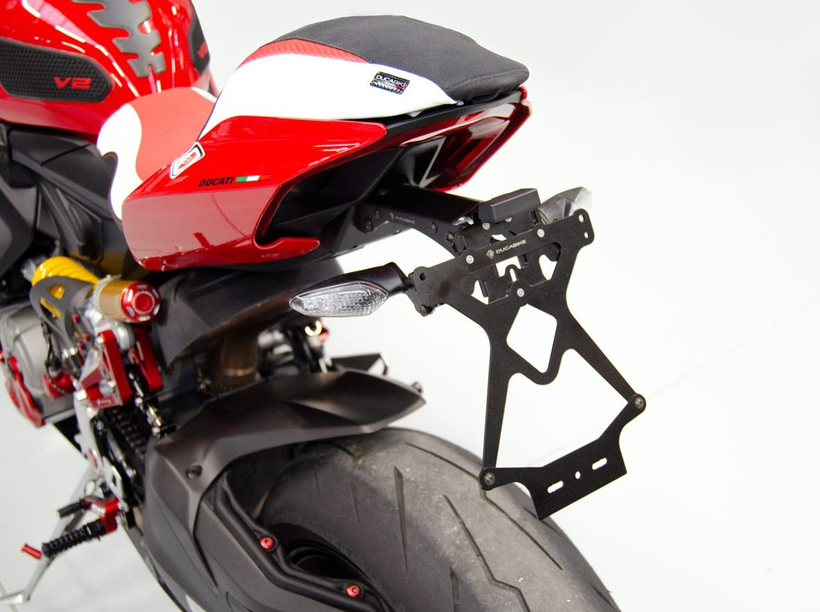 PRT22 - DUCABIKE Ducati Panigale V4 / V2 / Streetfighter (18/24) Adjustable License Plate Holder – Accessories in the Motoraider Motorcycle Aftermarket Accessories and Parts Online Shop