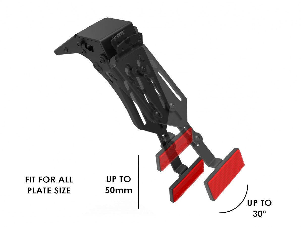 PRT24 - DUCABIKE KTM 1390 Super Duke R / 990 Duke (2024+) Adjustable License Plate Holder – Accessories in the Motoraider Motorcycle Aftermarket Accessories and Parts Online Shop