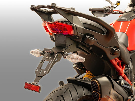 DBK DUCABIKE PRT26 Ducati Multistrada V4 Adjustable License Plate Holder – Accessories in the Motoraider Motorcycle Aftermarket Accessories and Parts Online Shop