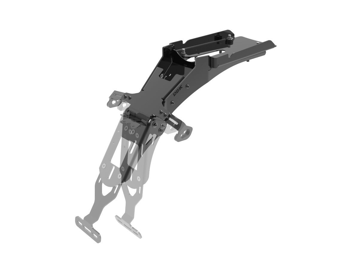 DBK DUCABIKE PRT26 Ducati Multistrada V4 Adjustable License Plate Holder – Accessories in the Motoraider Motorcycle Aftermarket Accessories and Parts Online Shop
