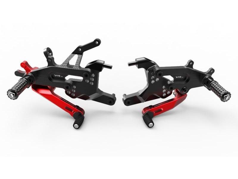 PRV401 - DUCABIKE Ducati Panigale V4 (18/24) Adjustable Rearset (SBK edition) – Accessories in the Motoraider Motorcycle Aftermarket Accessories and Parts Online Shop