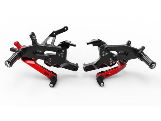 PRV401 - DUCABIKE Ducati Panigale V4 (18/24) Adjustable Rearset (SBK edition) – Accessories in the Motoraider Motorcycle Aftermarket Accessories and Parts Online Shop