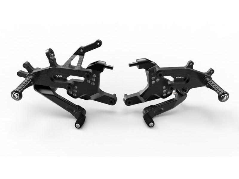 PRV4E01 - DUCABIKE Ducati Panigale V4 (18/24) Adjustable Rearset (SBK edition) – Accessories in the Motoraider Motorcycle Aftermarket Accessories and Parts Online Shop