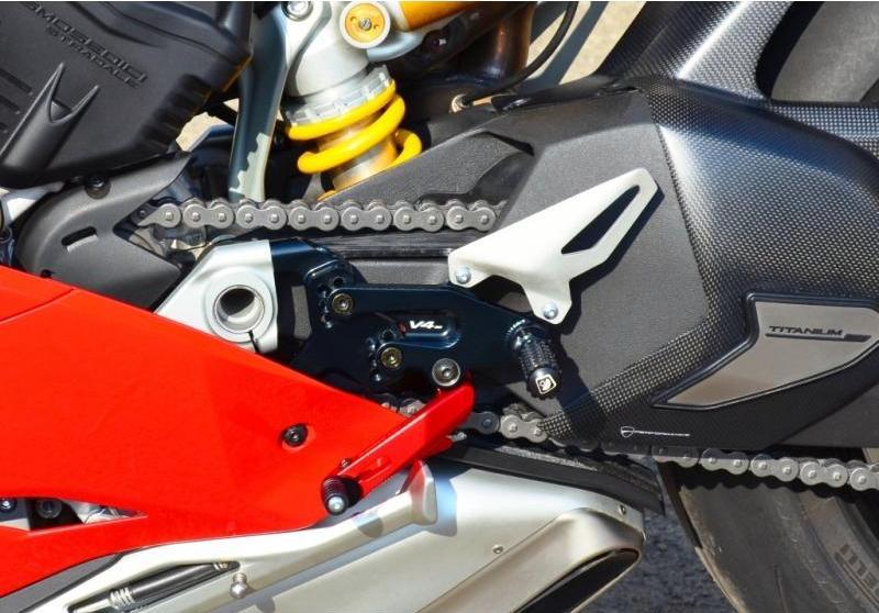 PRV401 - DUCABIKE Ducati Panigale V4 (18/24) Adjustable Rearset (SBK edition) – Accessories in the Motoraider Motorcycle Aftermarket Accessories and Parts Online Shop