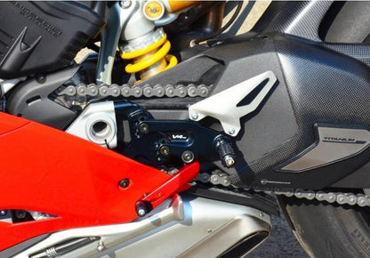 PRV401 - DUCABIKE Ducati Panigale V4 (18/24) Adjustable Rearset (SBK edition) – Accessories in the Motoraider Motorcycle Aftermarket Accessories and Parts Online Shop