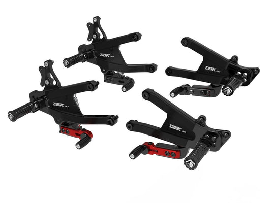 DBK DUCABIKE PRV402 Ducati Panigale V4 / V4S (2025+) Adjustable Rearset (SBK edition) – Accessories in the Motoraider Motorcycle Aftermarket Accessories and Parts Online Shop
