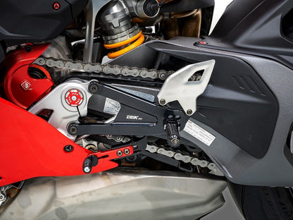 DBK DUCABIKE PRV402 Ducati Panigale V4 / V4S (2025+) Adjustable Rearset (SBK edition) – Accessories in the Motoraider Motorcycle Aftermarket Accessories and Parts Online Shop