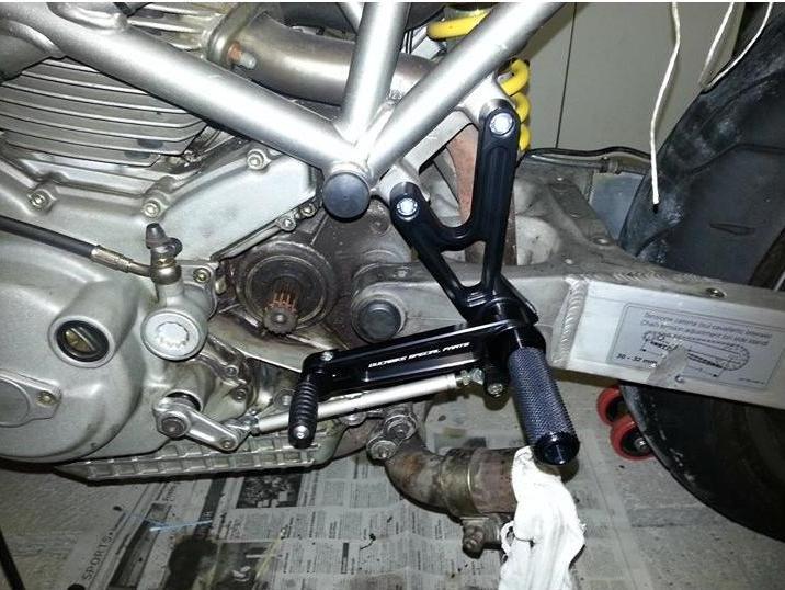 PRVM01 - DUCABIKE Ducati Monster / Sport Touring / SuperSport Adjustable Rearset – Accessories in the Motoraider Motorcycle Aftermarket Accessories and Parts Online Shop