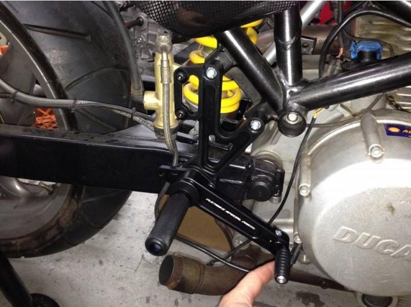 PRVM01 - DUCABIKE Ducati Monster / Sport Touring / SuperSport Adjustable Rearset – Accessories in the Motoraider Motorcycle Aftermarket Accessories and Parts Online Shop
