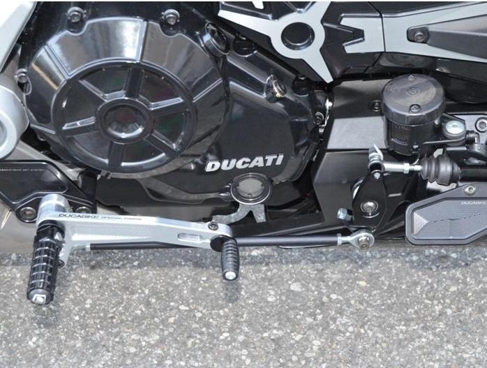 PRXDV01 - DUCABIKE Ducati XDiavel Adjustable Rearset – Accessories in the Motoraider Motorcycle Aftermarket Accessories and Parts Online Shop
