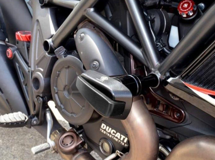 PTDV01 - DUCABIKE Ducati Diavel 1200 (10/18) Frame Crash Protection Siders – Accessories in the Motoraider Motorcycle Aftermarket Accessories and Parts Online Shop