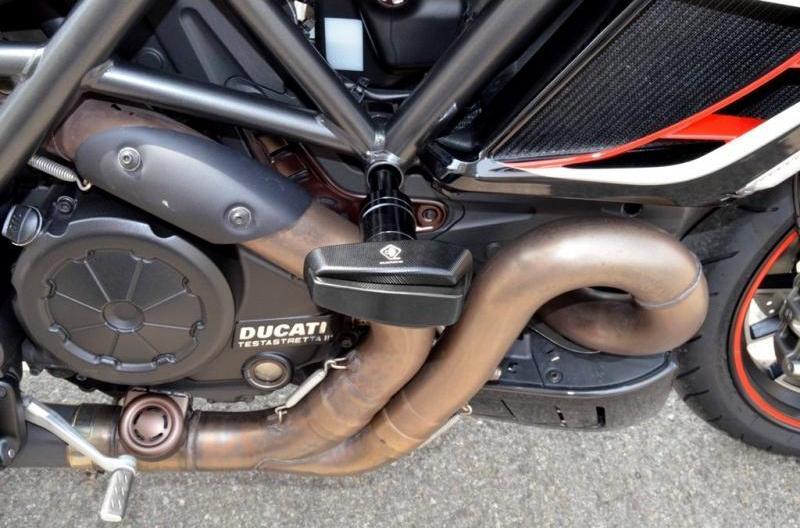 PTDV01 - DUCABIKE Ducati Diavel 1200 (10/18) Frame Crash Protection Siders – Accessories in the Motoraider Motorcycle Aftermarket Accessories and Parts Online Shop