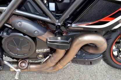 PTDV01 - DUCABIKE Ducati Diavel 1200 (10/18) Frame Crash Protection Siders – Accessories in the Motoraider Motorcycle Aftermarket Accessories and Parts Online Shop