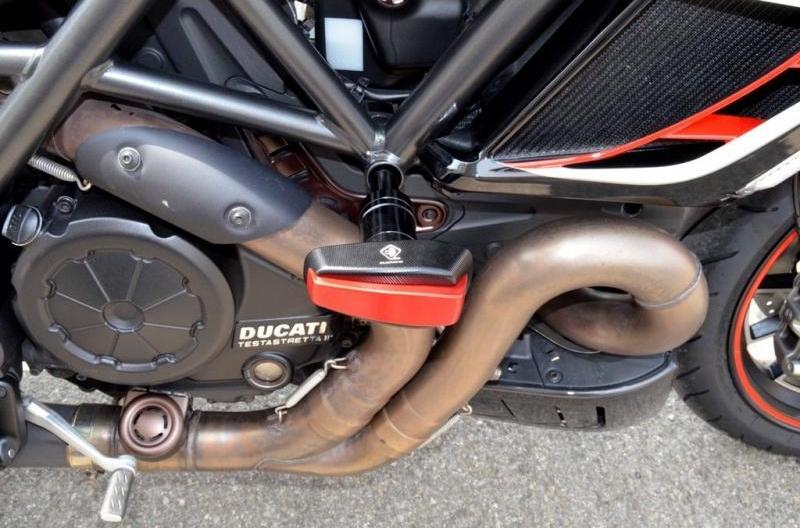 PTDV01 - DUCABIKE Ducati Diavel 1200 (10/18) Frame Crash Protection Siders – Accessories in the Motoraider Motorcycle Aftermarket Accessories and Parts Online Shop