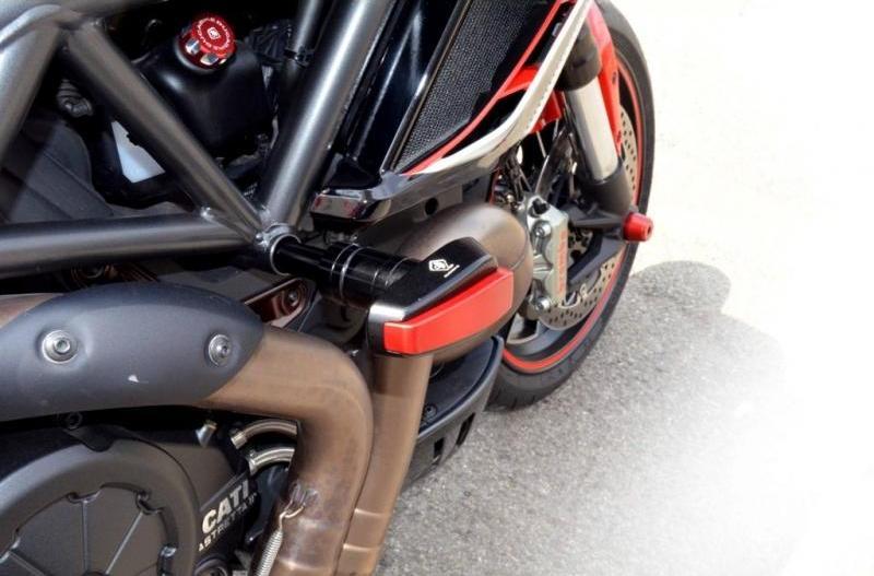 PTDV01 - DUCABIKE Ducati Diavel 1200 (10/18) Frame Crash Protection Siders – Accessories in the Motoraider Motorcycle Aftermarket Accessories and Parts Online Shop