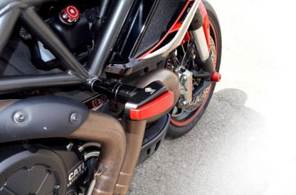 PTDV01 - DUCABIKE Ducati Diavel 1200 (10/18) Frame Crash Protection Siders – Accessories in the Motoraider Motorcycle Aftermarket Accessories and Parts Online Shop