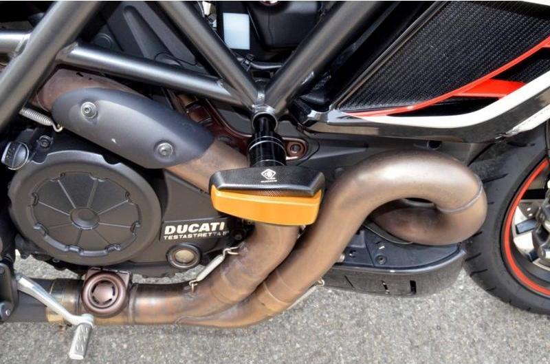 PTDV01 - DUCABIKE Ducati Diavel 1200 (10/18) Frame Crash Protection Siders – Accessories in the Motoraider Motorcycle Aftermarket Accessories and Parts Online Shop