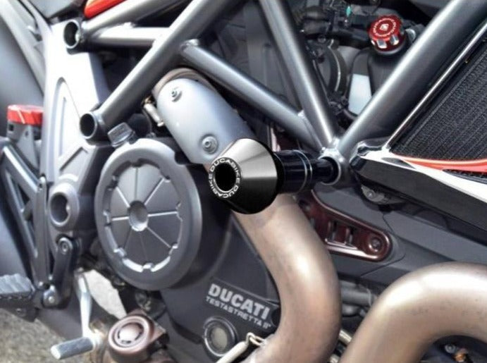 PTDV02 - DUCABIKE Ducati Diavel 1200 (10/18) Frame Crash Protection Siders – Accessories in the Motoraider Motorcycle Aftermarket Accessories and Parts Online Shop