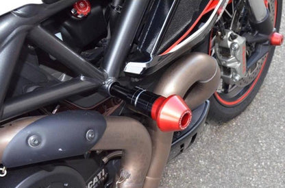 PTDV02 - DUCABIKE Ducati Diavel 1200 (10/18) Frame Crash Protection Siders – Accessories in the Motoraider Motorcycle Aftermarket Accessories and Parts Online Shop