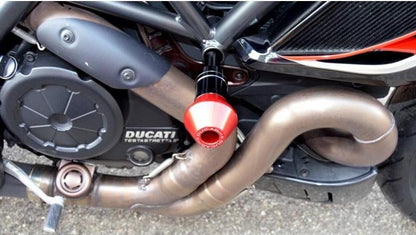 PTDV02 - DUCABIKE Ducati Diavel 1200 (10/18) Frame Crash Protection Siders – Accessories in the Motoraider Motorcycle Aftermarket Accessories and Parts Online Shop