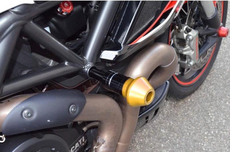 PTDV02 - DUCABIKE Ducati Diavel 1200 (10/18) Frame Crash Protection Siders – Accessories in the Motoraider Motorcycle Aftermarket Accessories and Parts Online Shop