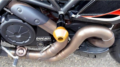 PTDV02 - DUCABIKE Ducati Diavel 1200 (10/18) Frame Crash Protection Siders – Accessories in the Motoraider Motorcycle Aftermarket Accessories and Parts Online Shop