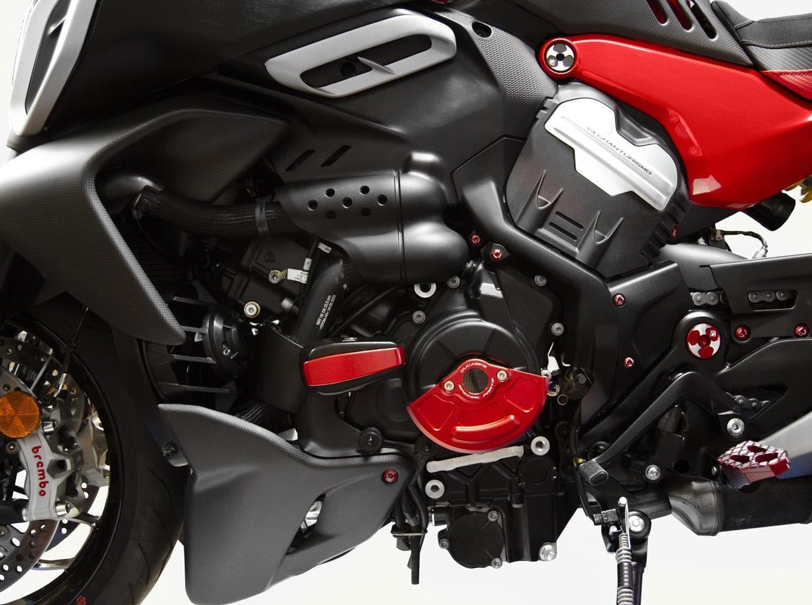 PTDV401 - DBK Ducati Diavel V4 (2023+) Frame Protection – Accessories in the Motoraider Motorcycle Aftermarket Accessories and Parts Online Shop