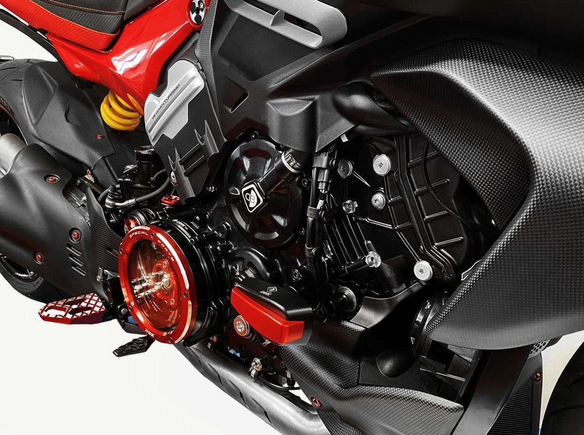PTDV401 - DBK Ducati Diavel V4 (2023+) Frame Protection – Accessories in the Motoraider Motorcycle Aftermarket Accessories and Parts Online Shop
