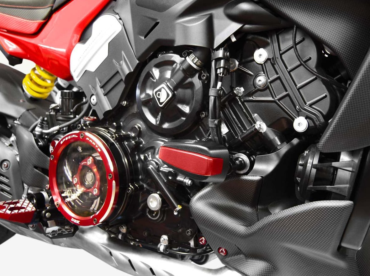 PTDV401 - DBK Ducati Diavel V4 (2023+) Frame Protection – Accessories in the Motoraider Motorcycle Aftermarket Accessories and Parts Online Shop