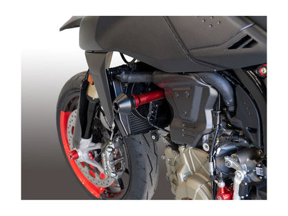 DBK PTEL02 Ducati Hypermotard 698 Mono (2024+) Frame Crash Protection Sliders – Accessories in the Motoraider Motorcycle Aftermarket Accessories and Parts Online Shop