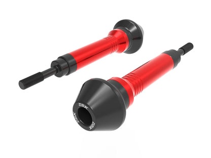 DBK PTEL02 Ducati Hypermotard 698 Mono (2024+) Frame Crash Protection Sliders – Accessories in the Motoraider Motorcycle Aftermarket Accessories and Parts Online Shop