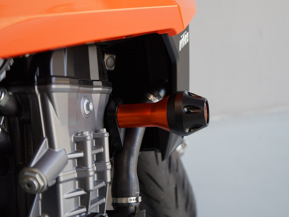 PTKTM01 - DBK KTM 990 Duke (2024+) Frame Protection Kit – Accessories in the Motoraider Motorcycle Aftermarket Accessories and Parts Online Shop