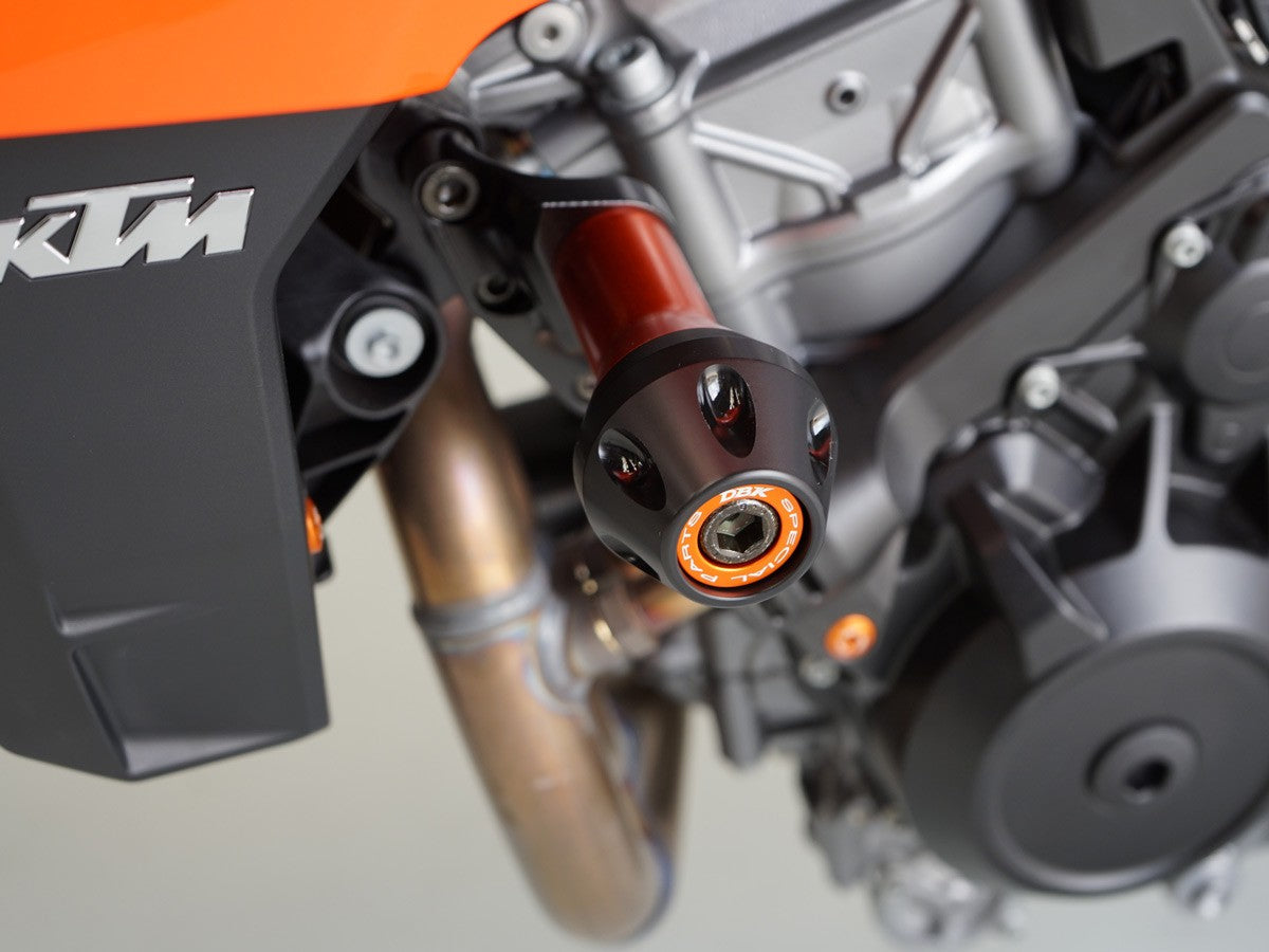 PTKTM01 - DBK KTM 990 Duke (2024+) Frame Protection Kit – Accessories in the Motoraider Motorcycle Aftermarket Accessories and Parts Online Shop