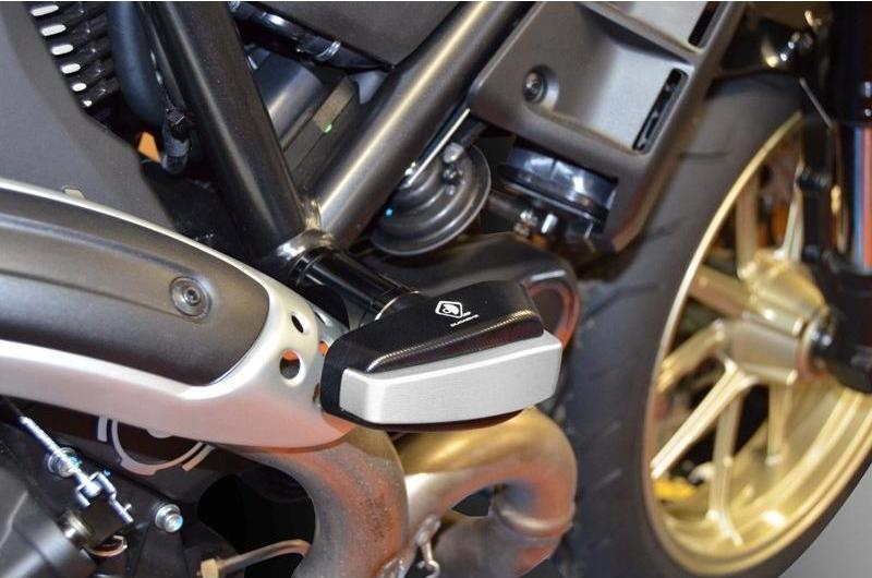 PTM01 - DUCABIKE Ducati Scrambler / Monster 797 Frame Crash Protection Siders – Accessories in the Motoraider Motorcycle Aftermarket Accessories and Parts Online Shop