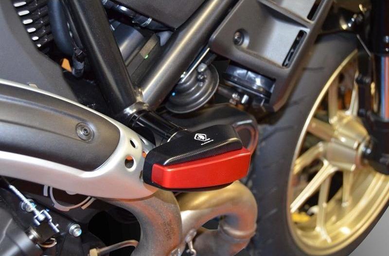 PTM01 - DUCABIKE Ducati Scrambler / Monster 797 Frame Crash Protection Siders – Accessories in the Motoraider Motorcycle Aftermarket Accessories and Parts Online Shop