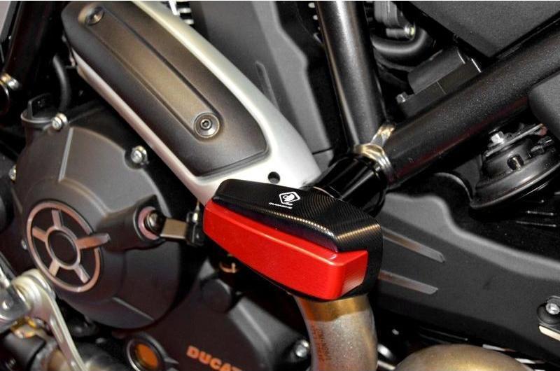 PTM01 - DUCABIKE Ducati Scrambler / Monster 797 Frame Crash Protection Siders – Accessories in the Motoraider Motorcycle Aftermarket Accessories and Parts Online Shop