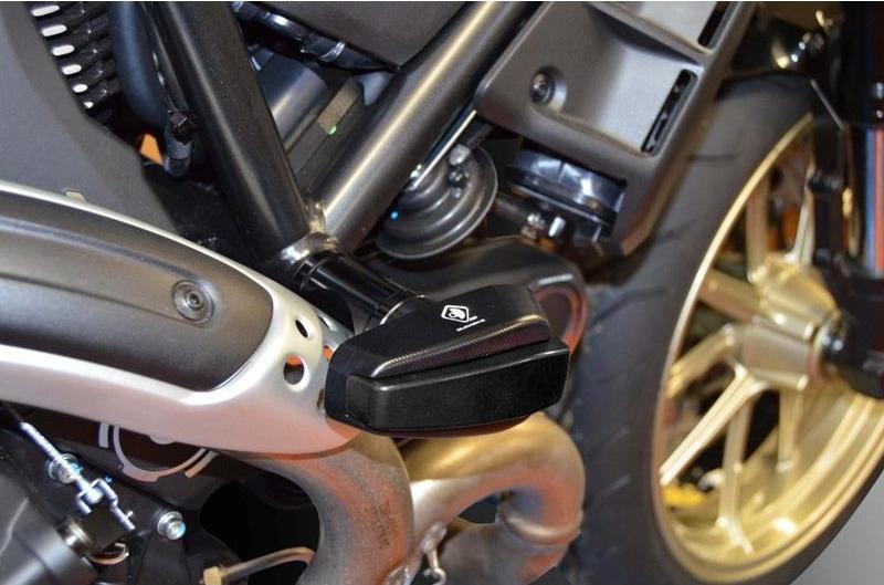 PTM01 - DUCABIKE Ducati Scrambler / Monster 797 Frame Crash Protection Siders – Accessories in the Motoraider Motorcycle Aftermarket Accessories and Parts Online Shop