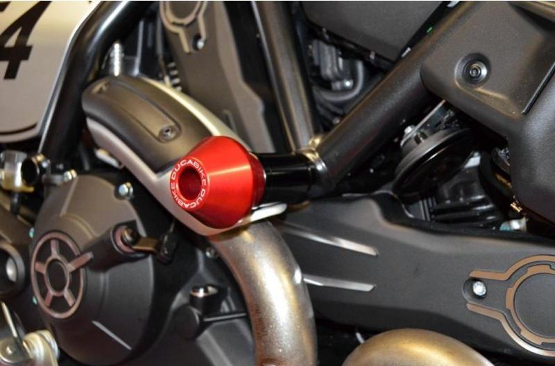 PTM02 - DUCABIKE Ducati Scrambler / Monster 797 Frame Crash Protection Siders – Accessories in the Motoraider Motorcycle Aftermarket Accessories and Parts Online Shop