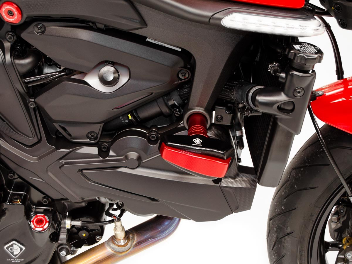 PTM03 - DUCABIKE Ducati Monster 950 (2021+) Frame Crash Protection Siders – Accessories in the Motoraider Motorcycle Aftermarket Accessories and Parts Online Shop