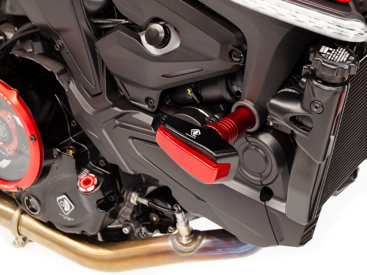 PTM03 - DUCABIKE Ducati Monster 950 (2021+) Frame Crash Protection Siders – Accessories in the Motoraider Motorcycle Aftermarket Accessories and Parts Online Shop