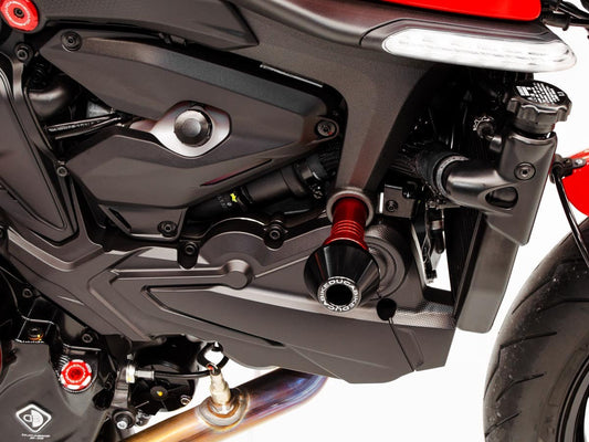 PTM04 - DUCABIKE Ducati Monster 950 (2021+) Frame Crash Protection Siders – Accessories in the Motoraider Motorcycle Aftermarket Accessories and Parts Online Shop