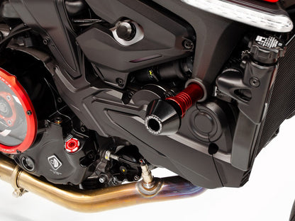 PTM04 - DUCABIKE Ducati Monster 950 (2021+) Frame Crash Protection Siders – Accessories in the Motoraider Motorcycle Aftermarket Accessories and Parts Online Shop