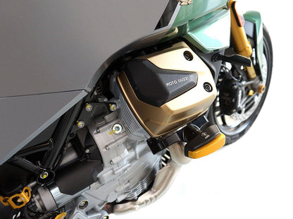 PTMG01 - DUCABIKE Moto Guzzi V100 / Stelvio Head & Collector Protection Kit – Accessories in the Motoraider Motorcycle Aftermarket Accessories and Parts Online Shop