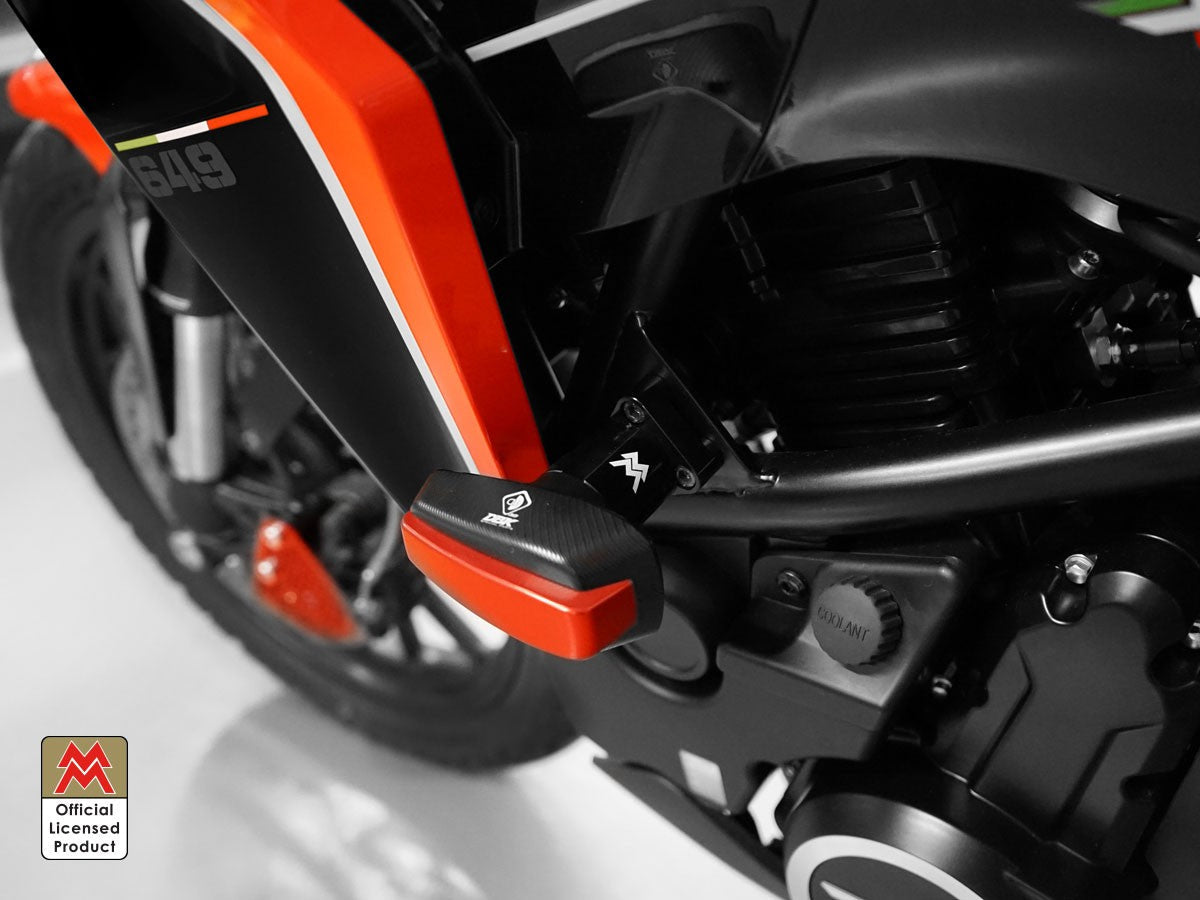 PTMM02 - DBK Moto Morini Seiemezzo SCR / STR / X-Cape 650 (2021+) Frame Protection Kit – Accessories in the Motoraider Motorcycle Aftermarket Accessories and Parts Online Shop