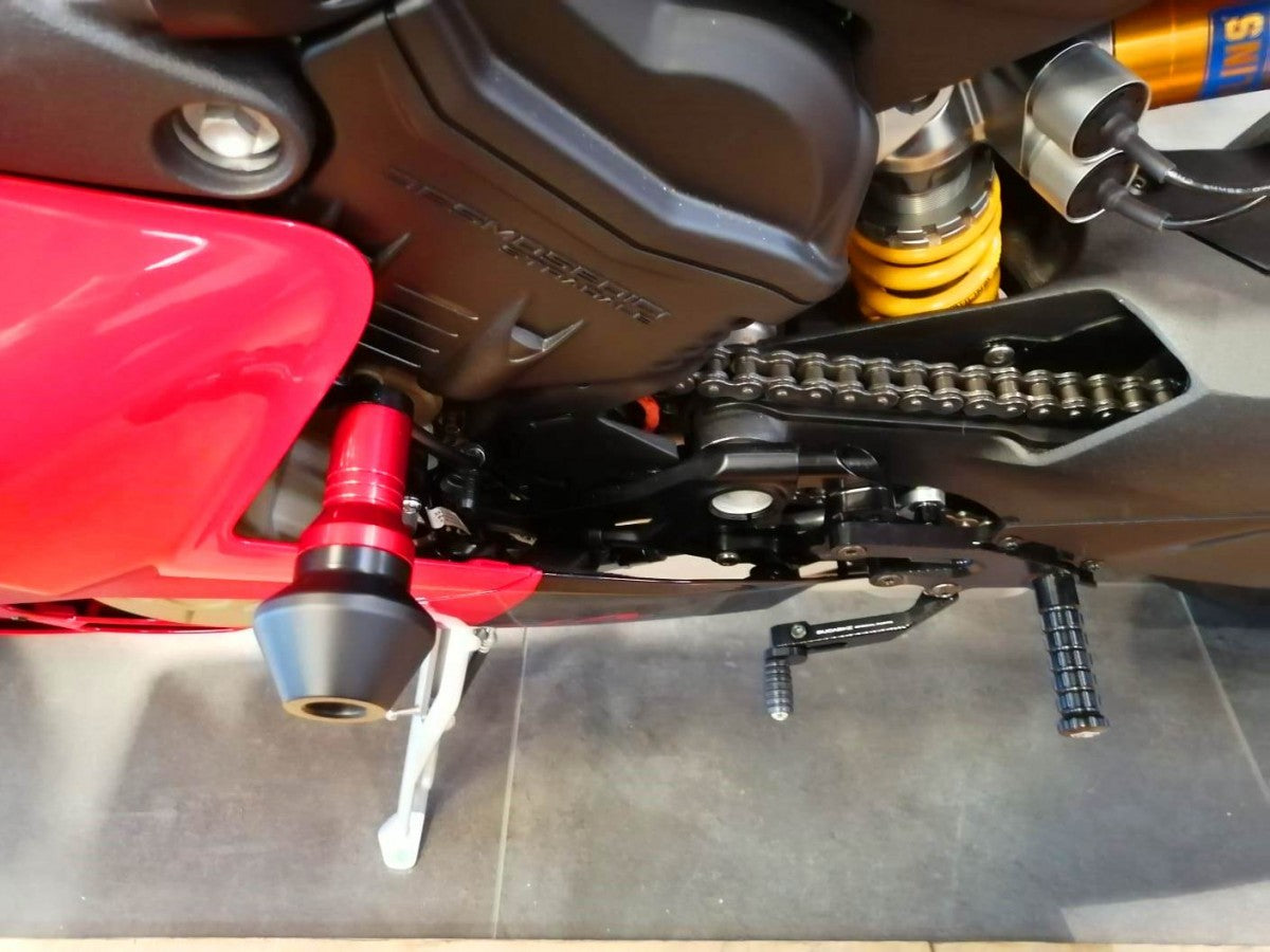 PTV401 - DBK Ducati Panigale V4 / V4S (22/24) Frame Protection Kit – Accessories in the Motoraider Motorcycle Aftermarket Accessories and Parts Online Shop